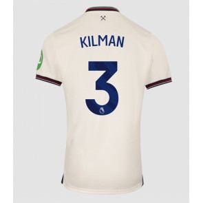 West Ham United Max Kilman #3 Udebanetrøje 2025-26 Kortærmet